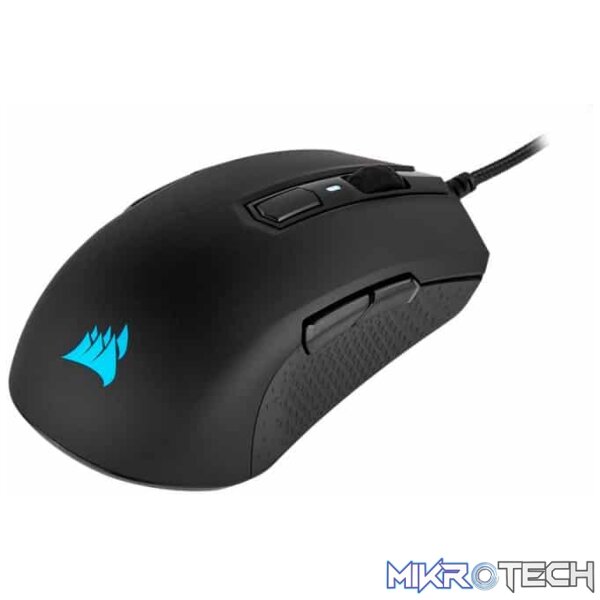 Corsair M55 RGB Pro 12400 DPI Ambidextrous Black Wired Optical Gaming Mouse - Image 3